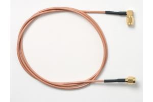 SMA Plug To SMA Right-Angle Plug, RG316/U