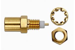 Smb 50 Ohm Plug, Panel Receptacle
